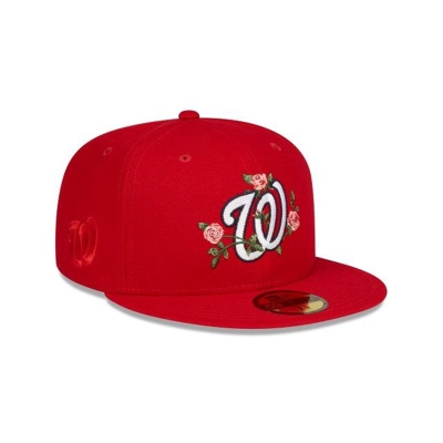 Sapca New Era Washington Nationals MLB Bloom 59FIFTY Fitted - Rosii